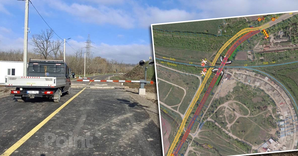 Drumul de ocolire temporar în zona municipiului Bălți, gata pentru redeschiderea circulației.