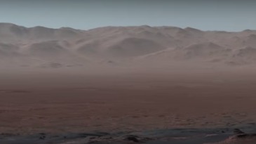 Марсоход Curiosity показал свой маршрут за последние пять лет.