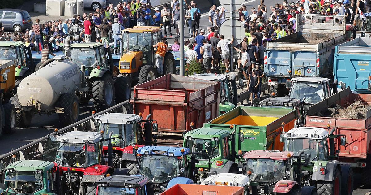 Фермеры Лотарингии провели во вторник и другие протестные акции.