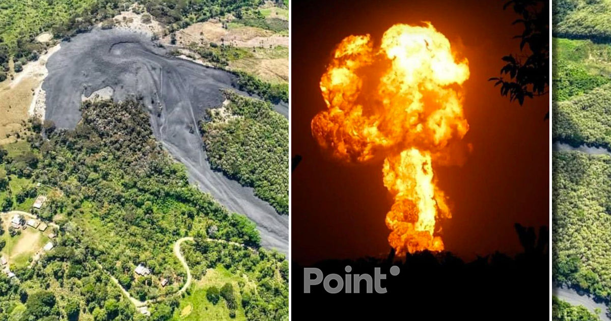 În Columbia a avut loc o erupție puternică a unui vulcan noroios.