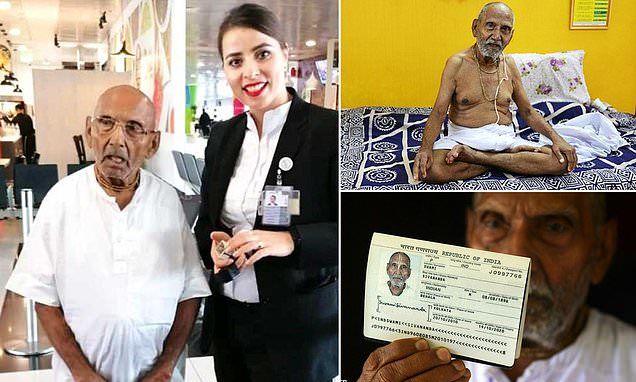 Сотрудники аэропорта были удивлены, взяв паспорт 123-летнего старика.