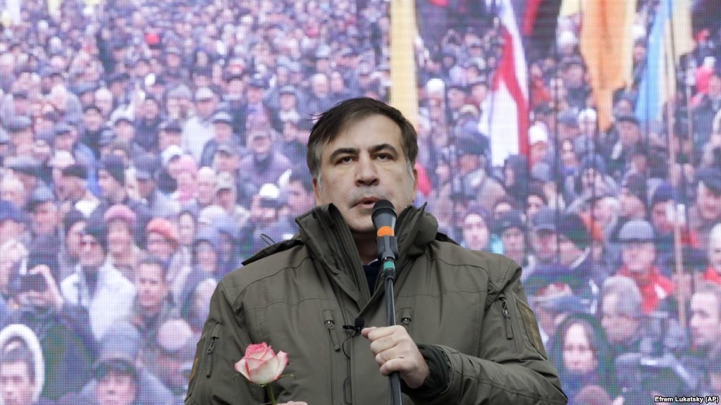 В Киеве прошли антикоррупционные протесты, организованные Саакашвили. Фото: AP Photo