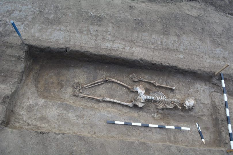 Descoperire arheologică la Costeşti, raionul Ialoveni. Foto: facebook.com/Agenţia Naţională Arheologică