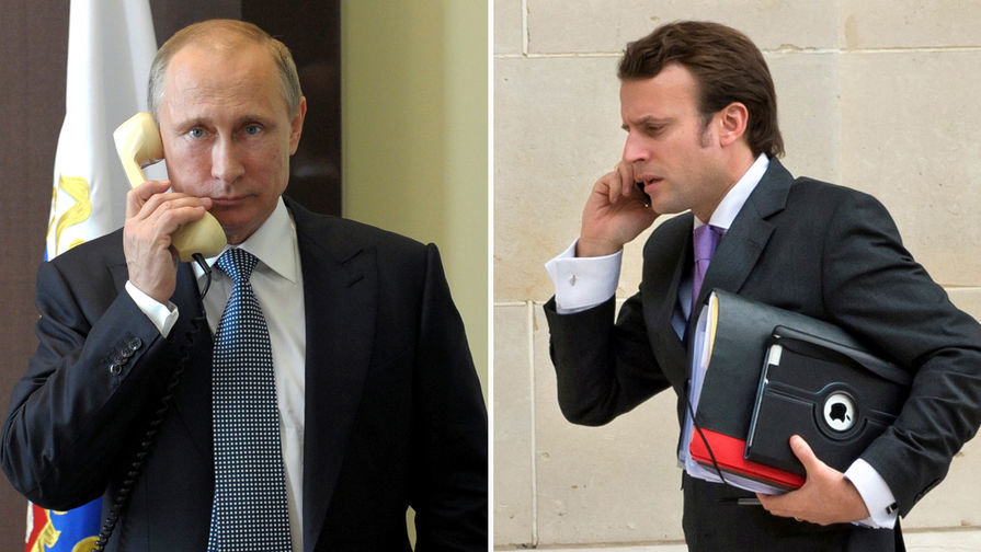 Путин указал Макрону на грубейшее нарушение международного права.