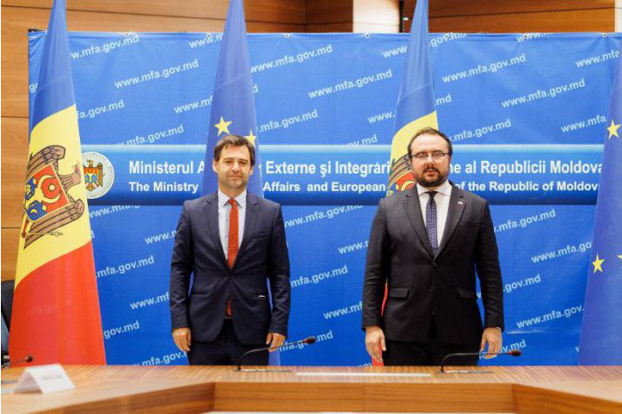 Министр иностранных дел Молдовы Нику Попеску встретился с польской делегацией.