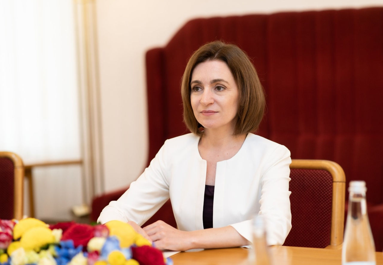 Президент Республики Молдова Майя Санду. 