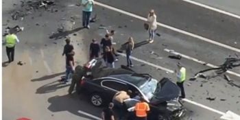 Președintele rus nu era în mașină în momentul accidentului, fiind plecat în China pentru summitul G20.