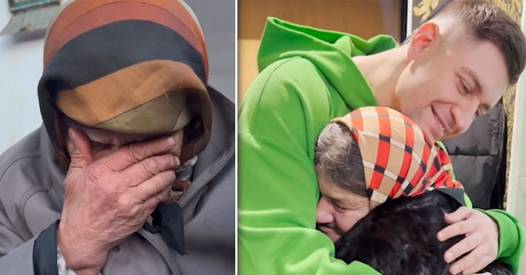 Блогер Дава в Молдове купил бабушке квартиру. Коллаж: Point.md.