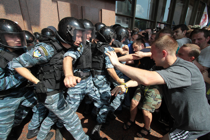Столкновения между правительственными силами и оппозицией в Киеве. Фото: Григорий Василенко/РИА Новости