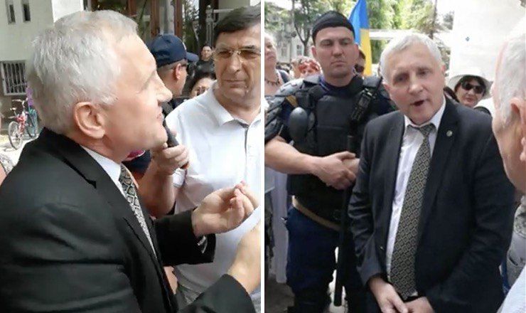 Государственный секретарь протестующим: Мы уведомим Судебную инспекцию.