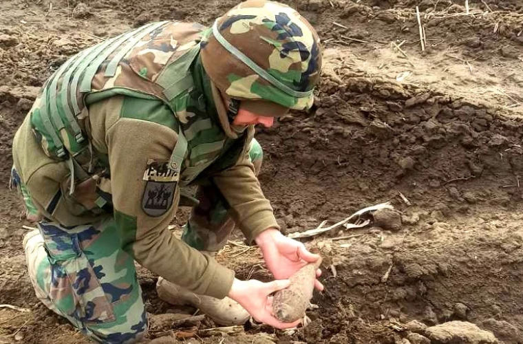 В Леовском районе обезврежен снаряд времен Второй мировой войны.
