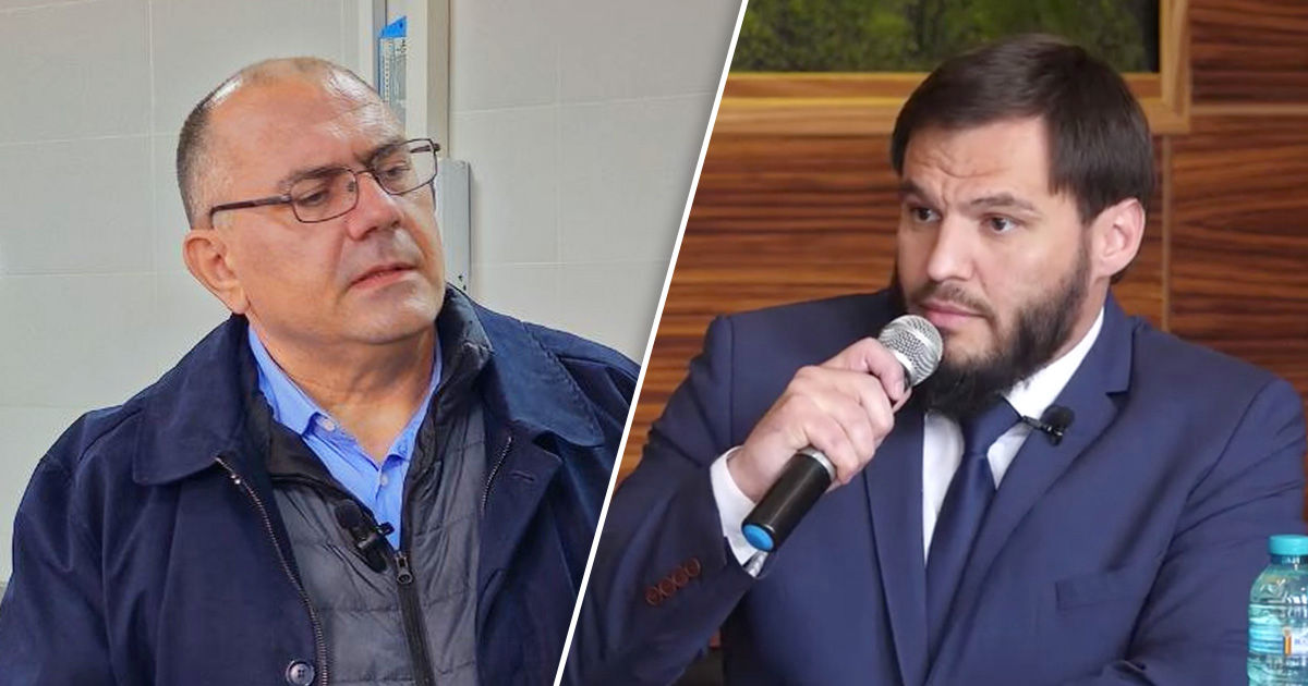 На дебаты Максим Морошан и Александр Петков пришли в разное время.