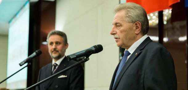 Premierul RM a participat la celebrarea Zilei Naționale a României.  Foto: gov.md