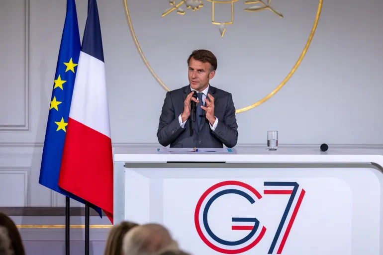Макрон: Все участники G7 сошлись во мнении, что Россия не хочет мира.
