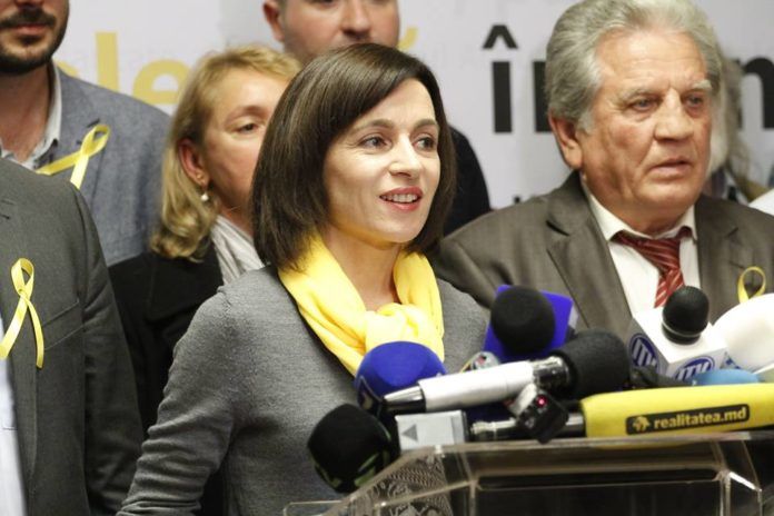 Președintele Partidului Acțiune și Solidaritate (PAS), Maia Sandu.
