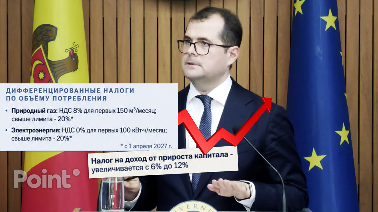Тофан представил предложения правительства по налоговой реформе.