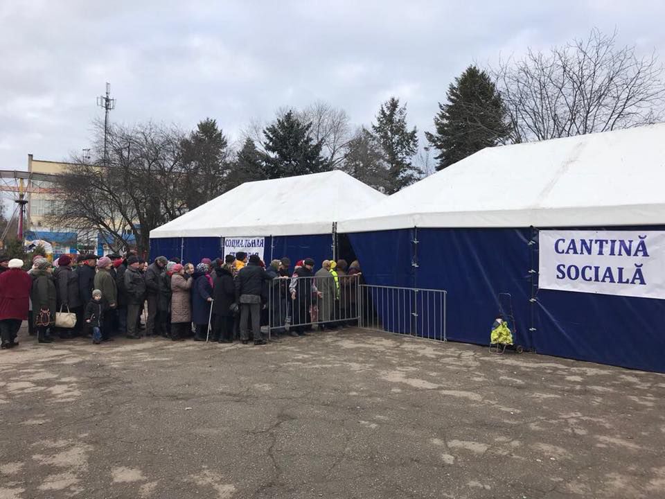 В Бельцах пенсионеры могут бесплатно пообедать в социальной столовой.