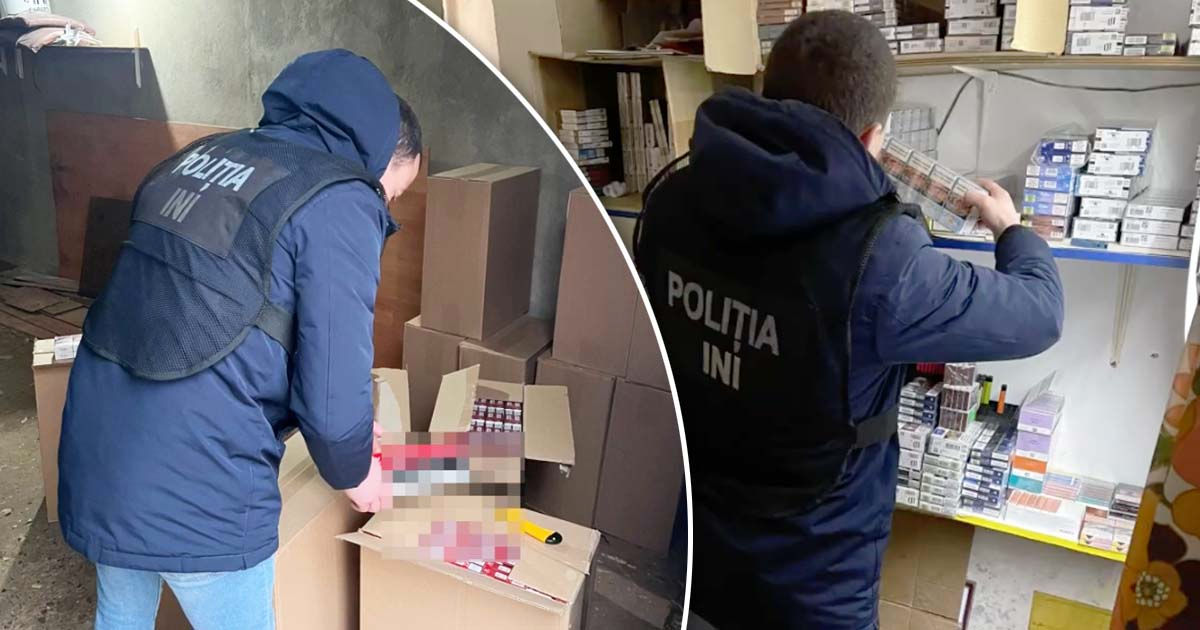 В Унгенах конфисковали партию сигарет на сумму 260 тысяч леев. Коллаж: Point.md