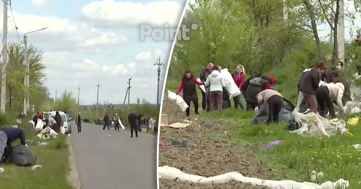 Imagini dezolante la intrarea în satul Coșnița: Vântul puternic a împrăștiat deșeurile de la groapa de gunoi.