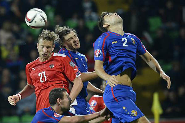 Moldova a mai întâlnit Austria în preliminariile precedente când a cedat în ambele partide: 1-2 la Chișinău și 0-1 la Viena. Foto: ipn.md