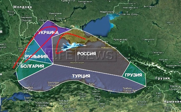 Беспилотник двигался со стороны Болгарии, пересекая воздушное пространство над акваторией Чёрного моря.