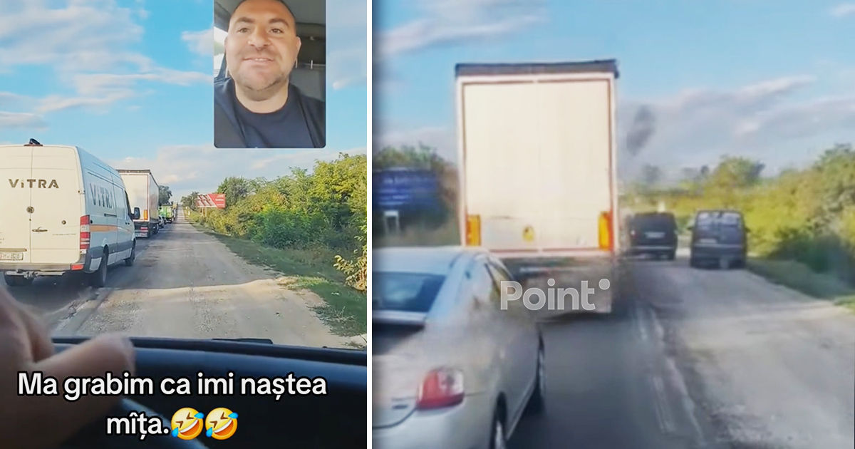 В Кишиневе водитель объехал пробку по обочине и похвастался этим в Сети.