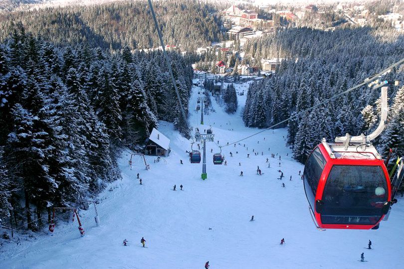 В Румынии много горнолыжных трасс, но все они короткие.