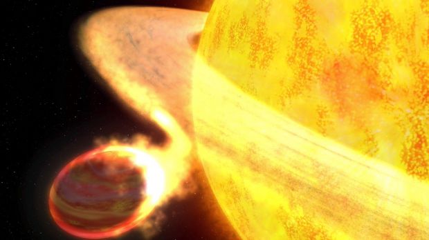 Astronomii au descoperit o stea care a mâncat peste zece planete mai mari ca Terra.