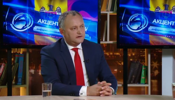 Председатель Партии социалистов Игорь Додон.