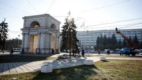 Sărbători modeste în Capitală. Foto: publika.md