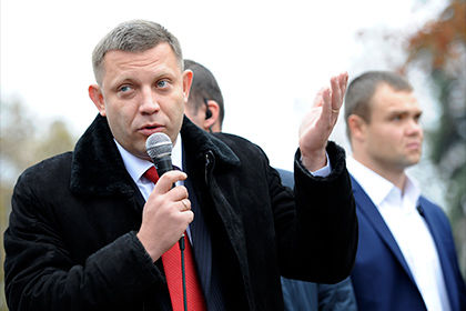 Глава ДНР Александр Захарченко.