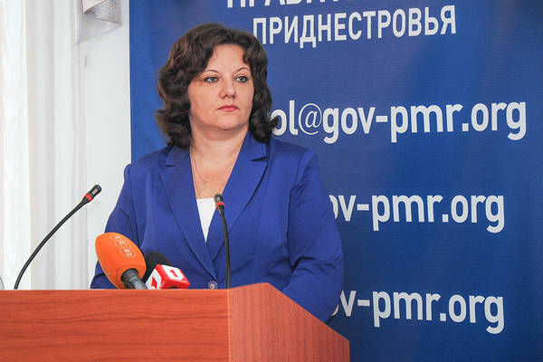 Глава Минэкономразвития Приднестровья Алевтина Слинченко.