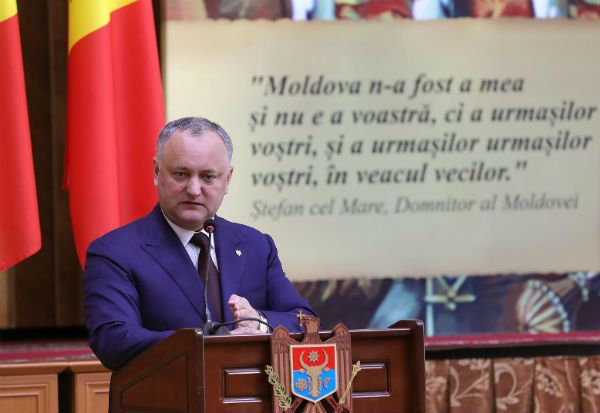 Президент Молдовы Игорь Додон.