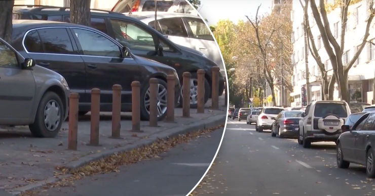 Стоимость платных автостоянок в Кишиневе может составить 5-10 леев. Коллаж: Point.md