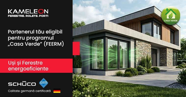 Kameleon- Partenerul tău eligibil pentru programul Casa Verde Ⓟ.