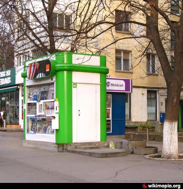 В муниципии Кишинев насчитывается от 5 до 10 тысяч киосков, ларьков и торговых бутиков. Фото: wikimapia.org
