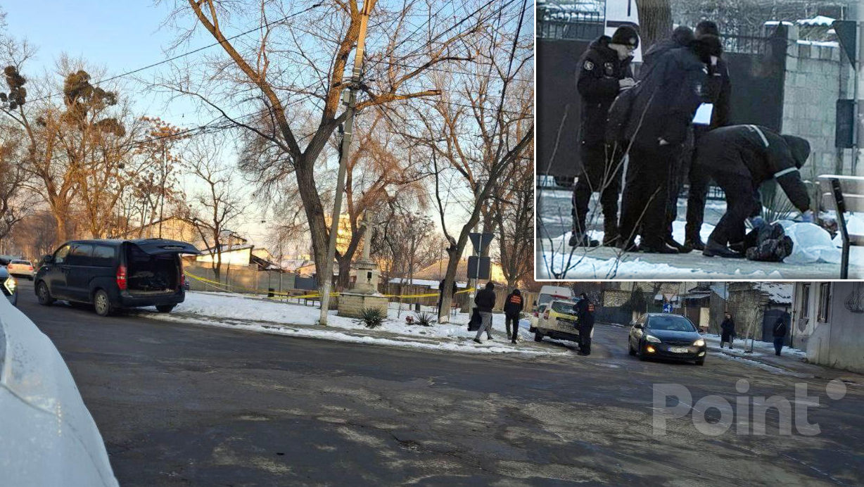 Cadavrul unui bărbat, găsit zăcând pe o stradă din Chișinău.