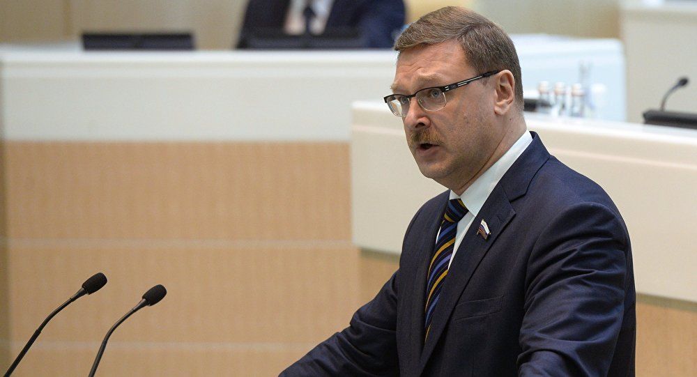 Глава международного комитета Совфеда Константин Косачев.