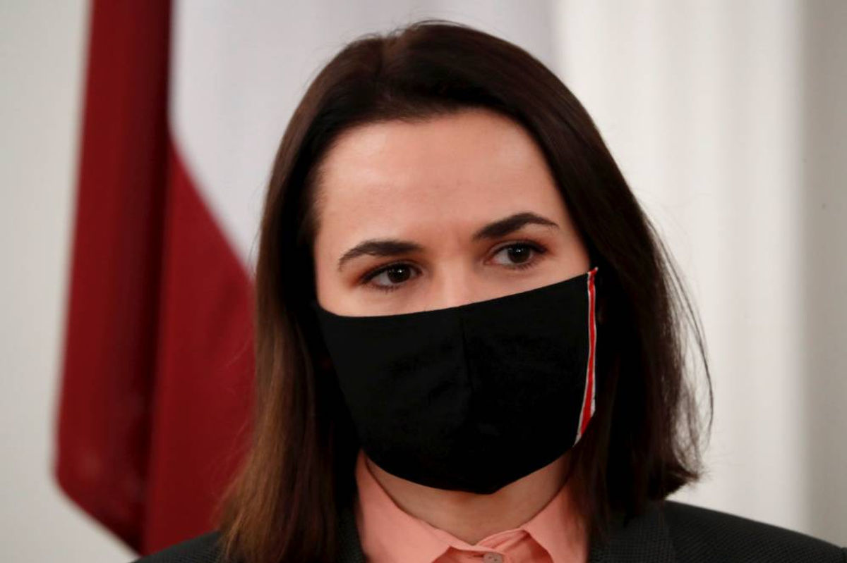 Кандидат в президенты республики Светлана Тихановская.