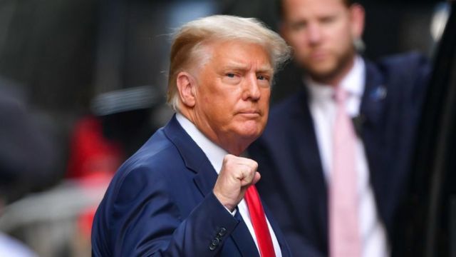 Бывший американский президент Дональд Трамп.