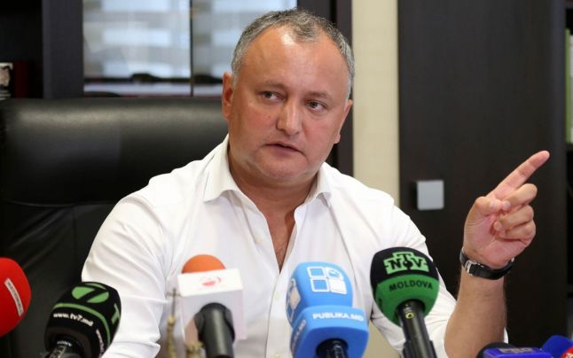 Preşedintele Republicii Moldova, Igor Dodon. Foto: psrm.md