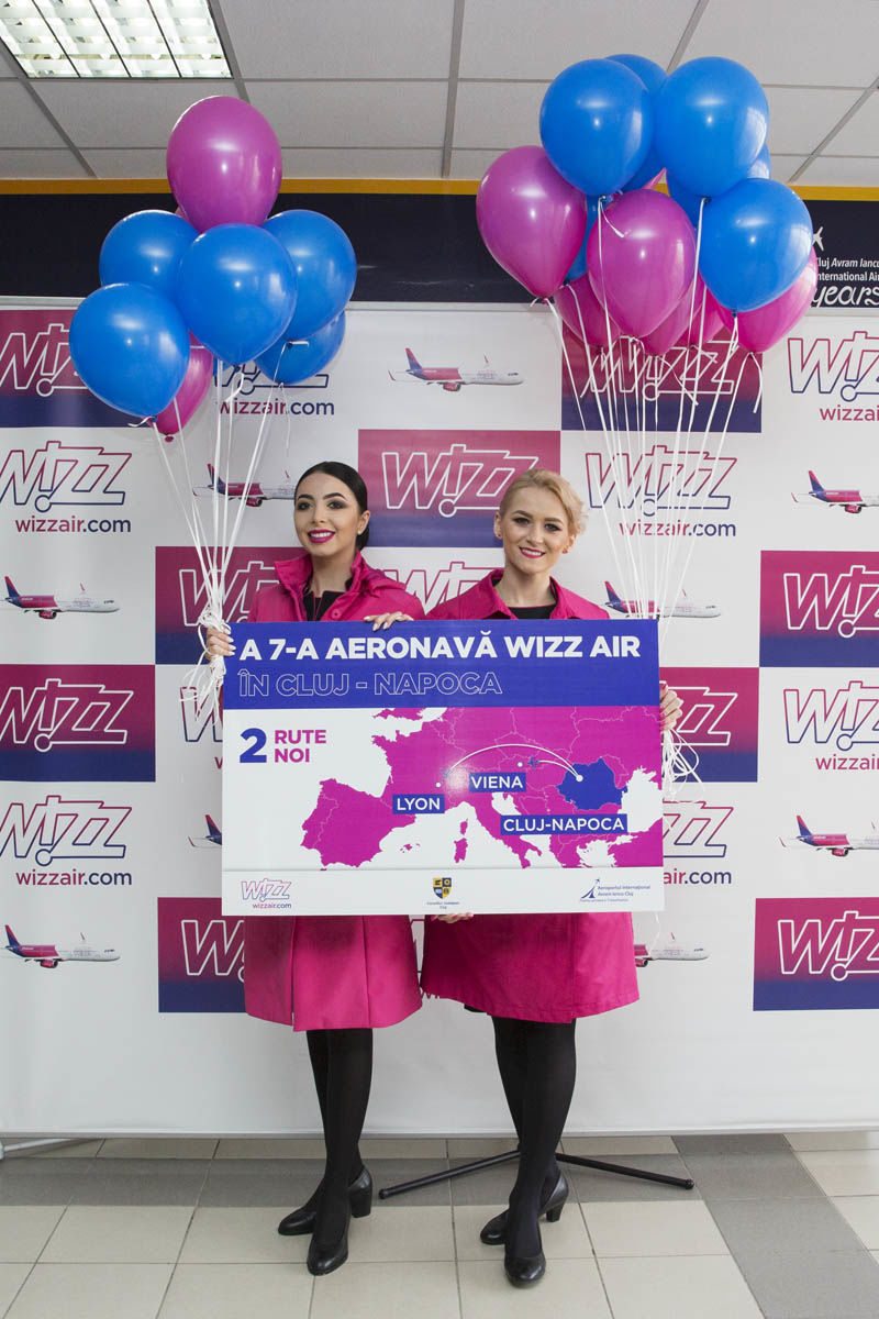 База Wizz Air в румынском городе Клуж пополнилась 7-ым самолетом. 