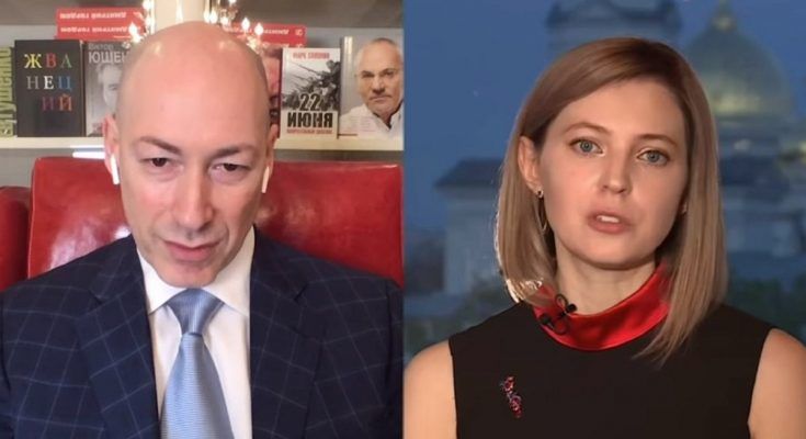 Поклонская назвала журналиста Гордона "спецагентом" СБУ.