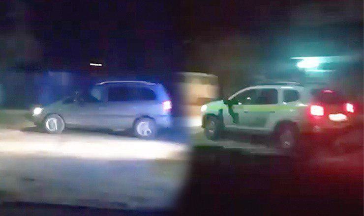 Погоня в Бельцах: водитель наехал на ногу полицейскому и скрылся.