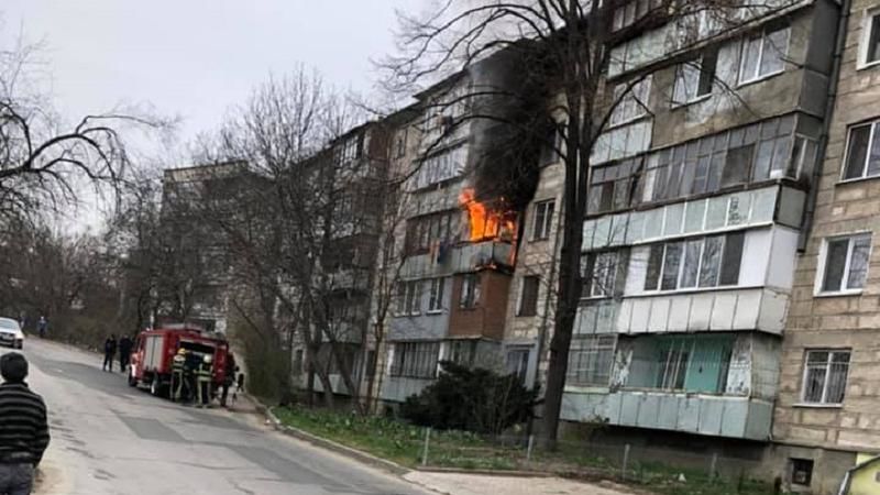 В квартире на Буюканах вспыхнул пожар.