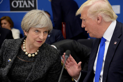 Президент США Дональд Трамп отменил двусторонние переговоры с премьер-министром Великобритании Терезой Мэй.