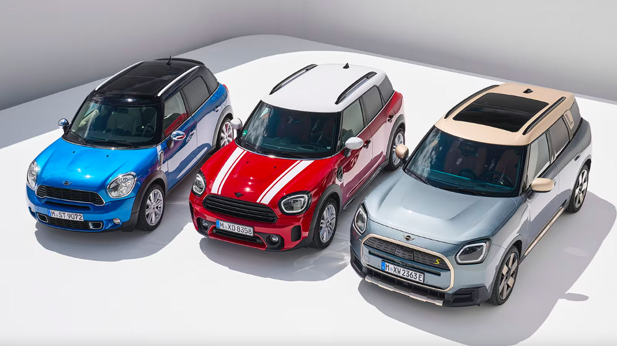 Mini представили новые электромобили Cooper и Countryman 2024.