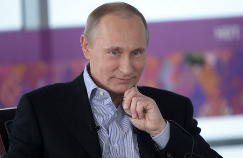 Путин дал интервью корреспондентам российских и зарубежных телеканалов.