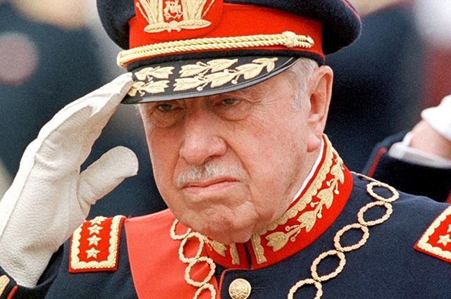 Чилийский генерал Аугусто Пиночета.