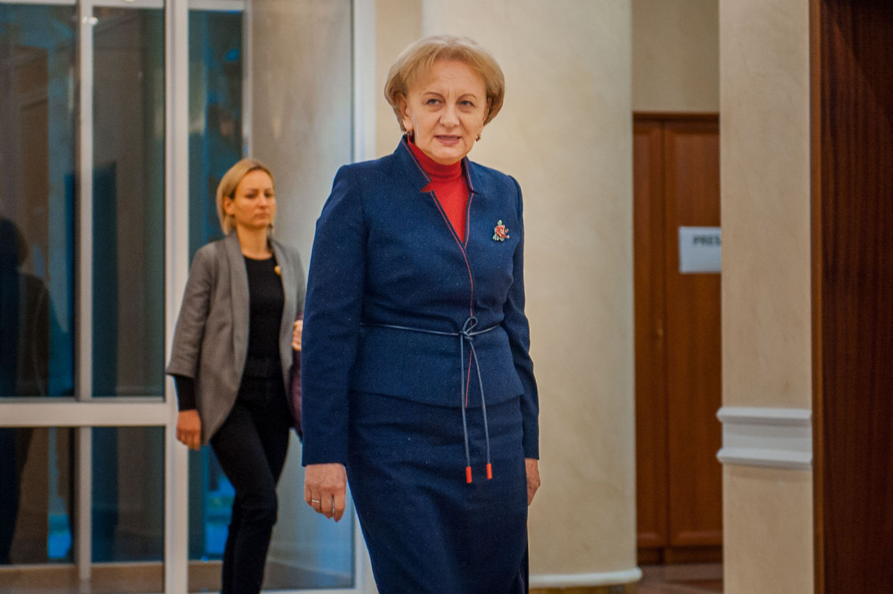Депутат-социалист Зинаида Гречаный.
